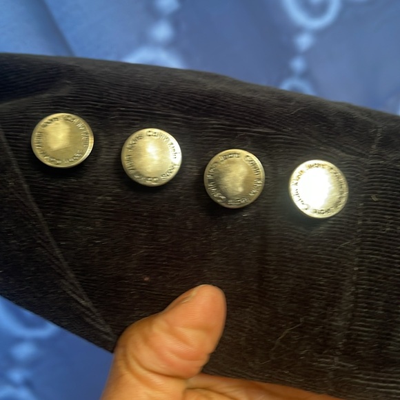 Calvin Klein Jeans Corduroy Jacket Black size medium - Picture 2 of 7